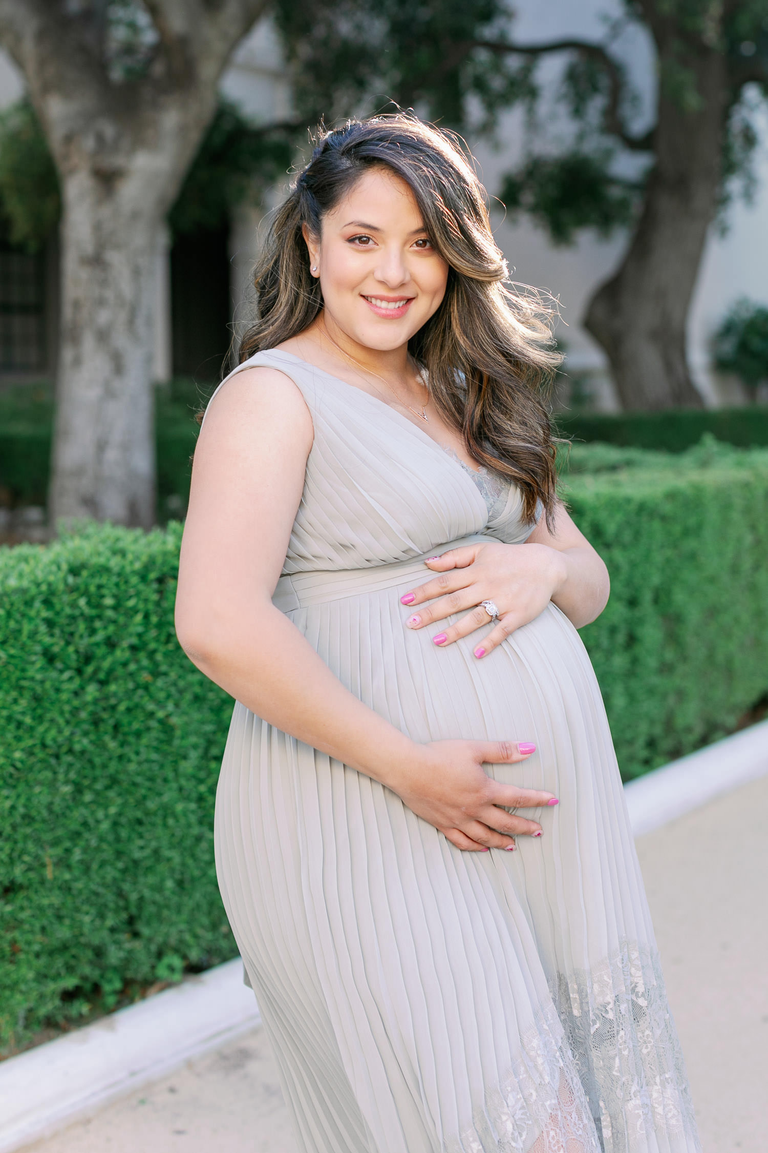 Pasadena City Hall Spring Maternity Session - Caitlin Alohilani Photography